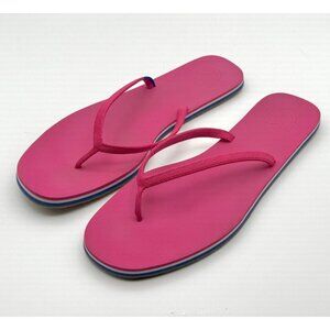 Rothy's Sandals Women's Size 11 Pink Thong Flip Flops Lightly Worn